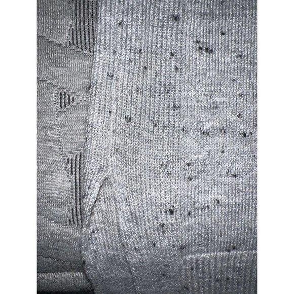 Loft Grey Speckled V Neck Tunic — Medium - Picture 13 of 13